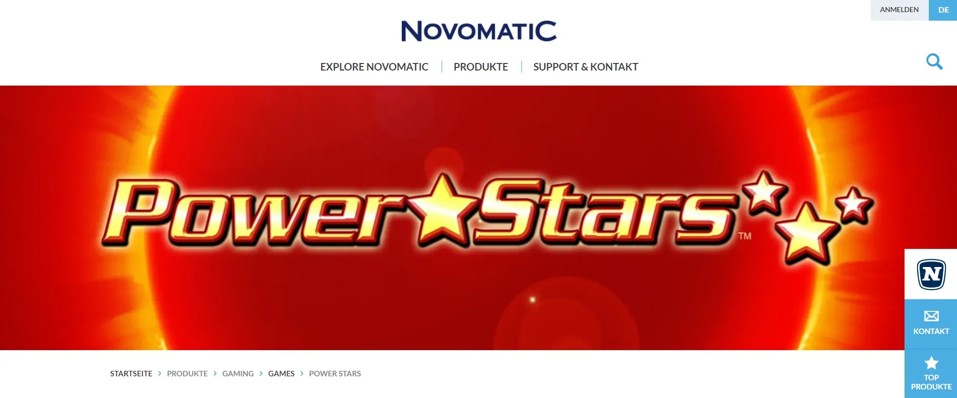 Power Stars Spielautomaten Spielen